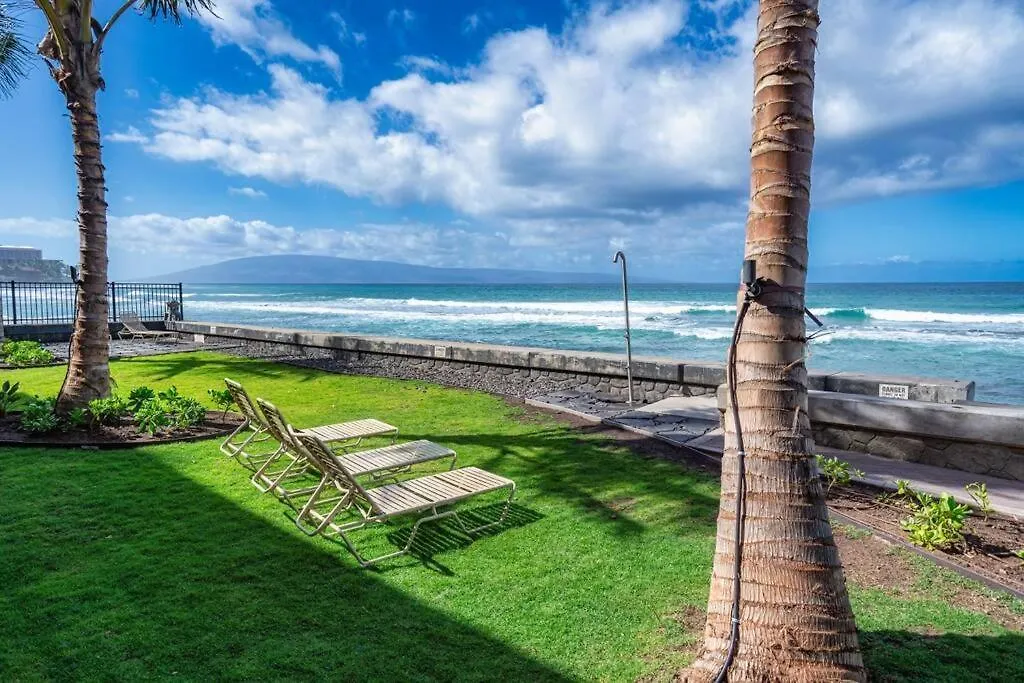 Direct Oceanfront Penthouse Villa Kahana