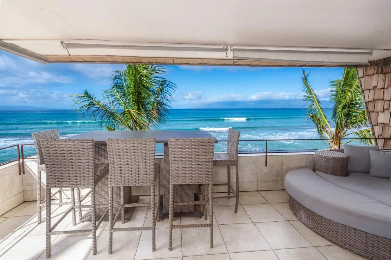 Kahana Direct Oceanfront Penthouse 빌라 0*,