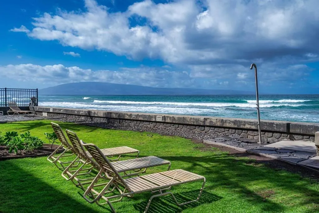 펜션 Kahana Direct Oceanfront Penthouse 빌라