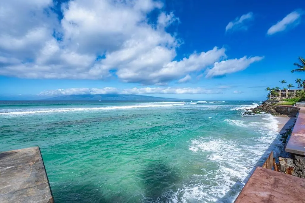 Kahana Direct Oceanfront Penthouse 빌라 펜션
